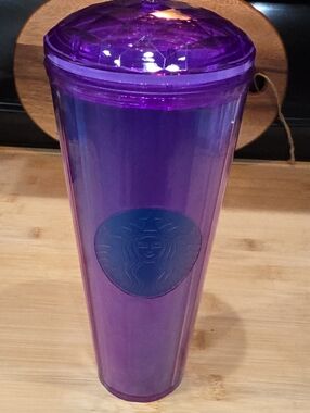 Purple Starbucks Tumblr 24 Oz, No Straw. Uncommon